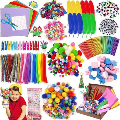 Produktbild von Kreativkoffer für Mädchen 1500 Teile Glitter Papier