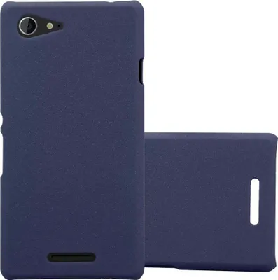 Immagine prodotto di Cadorabo custodia protettiva per Sony Xperia E3 in blu Custodia rigida per telefono cellulare cover