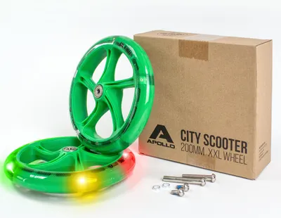 Produktbild von Apollo 200 mm Ersatzräderset für City Scooter - Phantom / Spectre
