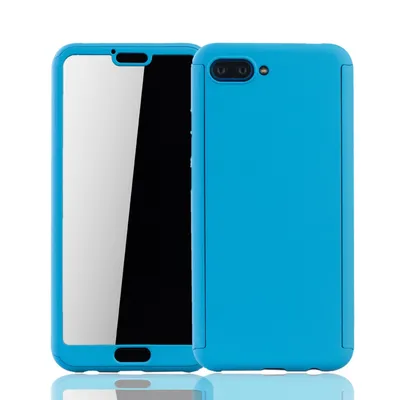 Productafbeelding van Beschermhoes voor Huawei Honor 10, volledig hoesje met schermbescherming, 360 graden, blauw