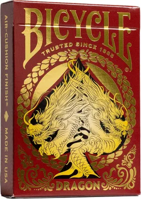 Obrázek produktu pro Bicycle® Deck of Cards - Red Dragon Deck of Playing Cards Poker Cards Single Deck (balíček karet)