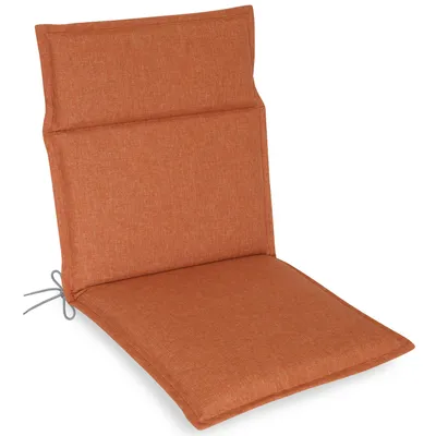 Produktbild von Herlag Niedriglehner Gartenstuhlauflage Bea 100x50x4,5cm Wasserabweisend Fleckschutz Orange