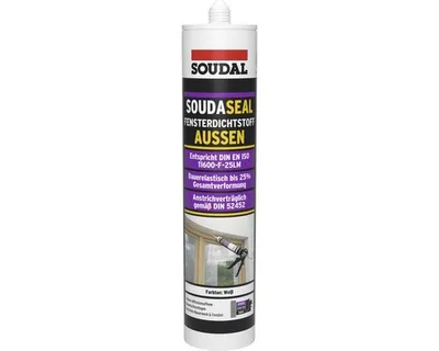 Produktbild von Soudal Soudaseal Fensterdichtstoff aussen weiß 290 ml