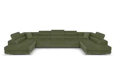 Produktbild von Ecksofa mit Schlaffunktion und Bettkasten PASTI XXL U-Form, Couch, Eckcouch für Ihr Wohnzimmer, Boucle Quelle 37