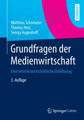 Obrázok produktu pre Grundfragen der Medienwirtschaft
