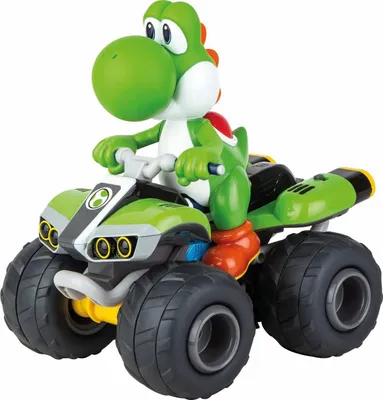 Produktbild von Ferngesteuertes Yoshi Mario Kart Quad 2,4GHz 20cm RC Offroad