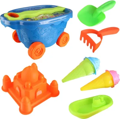 Produktbild von Sandkasten Spielzeug Schubkarre Max - blau