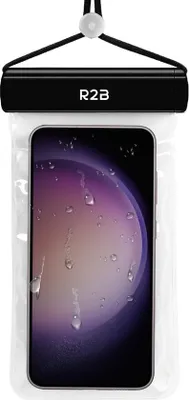 Produktbild von R2B wasserdichte handyhülle - unterwasser - Waterproof Phone Case für iPhone 16 15 14 13 12 Pro Max, Samsung, Smartphone bis zu 7 Zoll