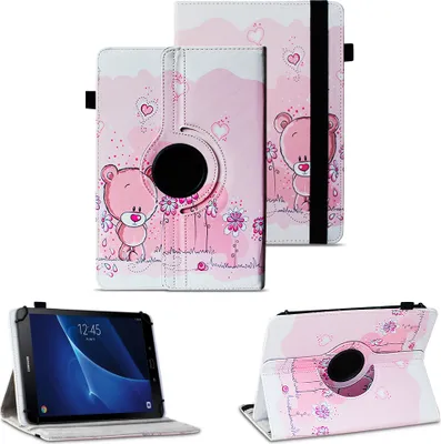 Produktbild von Tablet Hülle für Samsung Galaxy Tab A6 10.1 2016 360° Drehbar Case Cover SchutzFarben:Motiv 2