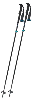 Produktbild von KOMPERDELL FX Lite Carbon Vario Approach Compact Wanderstock Packmass 40 cm Länge 105-125 cm einstellbar weiss 105-125 cm