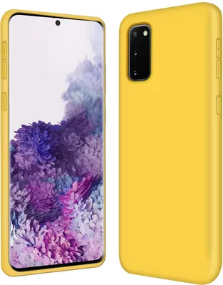 Produktbild von Hülle Samsung Galaxy S20 Handy Schutz Cover Silikon Gel Case Handyhülle Tasche, gelb