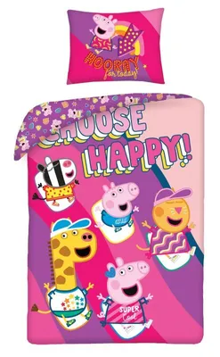 Zdjęcie produktu dla Zestaw do sypialni dla dzieci Świnka Peppa Happy