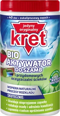Obrázok produktu pre aktivátor do septikov a čističiek odpadových vôd Krtko 1 kg