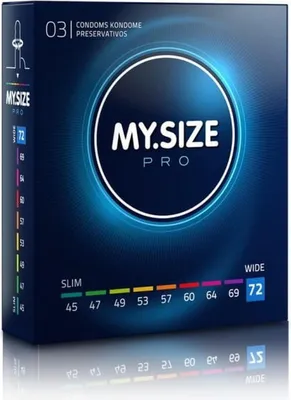 Zdjęcie produktu dla MY.SIZE PRO 72 mm - Prezerwatywy Vytex ultracienkie, 3 sztuki