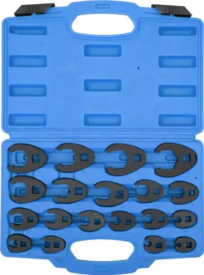 Image de Jeu de clés à douille métriques de 19 pièces, de 8 à 32 mm (0,3 à 1,3 pouces), en acier Cr-Mo, avec coffret de rangement pour outils