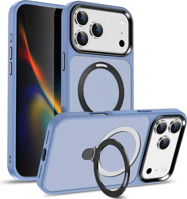 Immagine prodotto di Custodia ibrida per iPhone 17 Pro anello magnetico di copertura per la copertura protettiva MagSafe