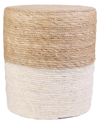 Produktbild von Beistellhocker Mirage - Ibiza/Boho - beige - MDF - 35 x 41 cm - geflochten