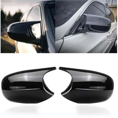 Obrázok produktu pre Sada 2 krytov spätných zrkadiel v štýle Batmana pre BMW E81/E82/E87/E88/E90/E91/E92/E93 (pred faceliftom)