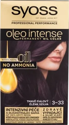 Zdjęcie produktu dla Syoss Oleo Intense Farba do włosów 3-33 Bogata Śliwka