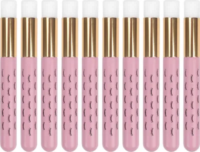 Produktbild von 10-teiliges Wimpern-Shampoo-Bürsten, Wimpernverlängerungen, Mascara-Bürsten,abnehmbare Mitesser-Nasen-Reinigungsbürste,wiederverwendbare Flasche(Form4,)