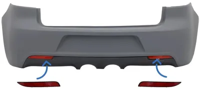 Produktbild von Heckstoßstangenreflektor geeignet für VW Golf 6 VI 2008-2013 nur R20 Stoßstange.
