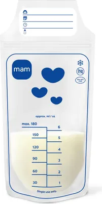 Image de MAM Muttermilchbeutel 180 ml 25 Stück 617299 9001616863448