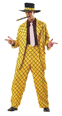 Produktbild von Pimp Daddy Zuhälter Kostüm gelb, Größe:XL