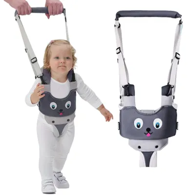 Imagen del producto de Ayudante para que los bebés aprendan a caminar, ajustable, con asa, para niños pequeños de 7 a 24 meses
