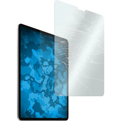 Produktbild von 2er-Pack PhoneNatic Glas-Folie klar  kompatibel mit Apple iPad Pro 12.9 2020 / 2018 - Panzerglas für iPad Pro 12.9 2020 / 2018