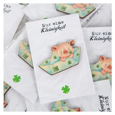 Produktbild von 10 Gastgeschenke Glücksschweinchen eine Kleinigkeit Glücksbringer