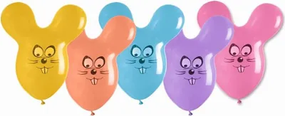 Zdjęcie produktu dla Balon Pastelowy 50Szt. "Myszka"  Gpf020
