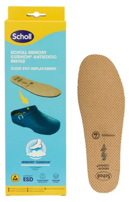 Immagine prodotto di Solette di ricambio Dr. Scholl per sandali Clog Evo, taglia 38/39
