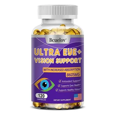 Produktbild von Ultra Eye+ Vision Support (120 Kapseln) Nahrungsergänzungsmittel, Augen, Augenvitamine, Augengesundheit, Sehkraft, Lutein, Zeaxanthin