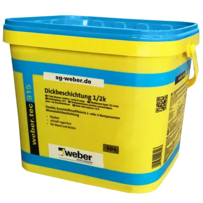 Produktbild von weber.tec 915 SG 10L Deitermann 1K 2K Bitumen