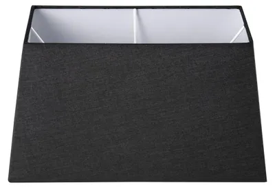 Produktbild von Home Sweet Home Lampenschirm aus Stoff Schwarz - 35 x 30 x 19 cm