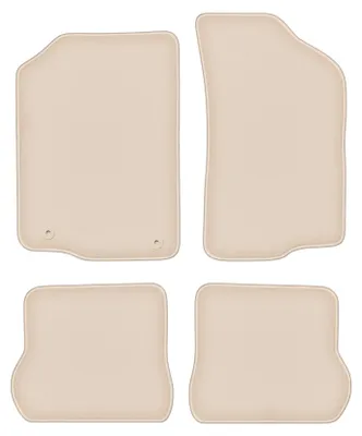 Produktbild von DURBAN Beige Velours-Fußmatten-Set für Volkswagen Scirocco II Coupé (1981-1992)