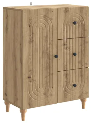 Obrázok produktu pre vidaXL Komoda Artisan – dub 66 x 34,5 x 90 cm drevotrieska