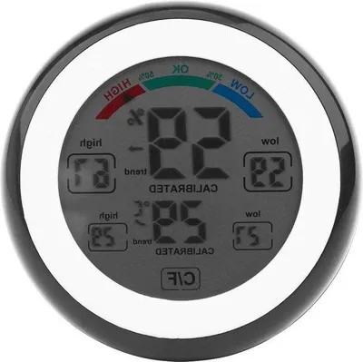 Obrázek produktu pro Bezdrátový termohygrometr, černý, pro domácnost