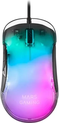 Produktbild von Mars Gaming MMGLOW, rechts, USB Typ-A, 12800 DPI, Schwarz