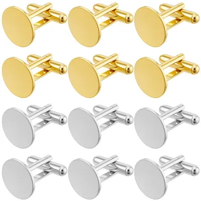 Immagine prodotto di Set di 20 gemelli in argento e oro per uomo