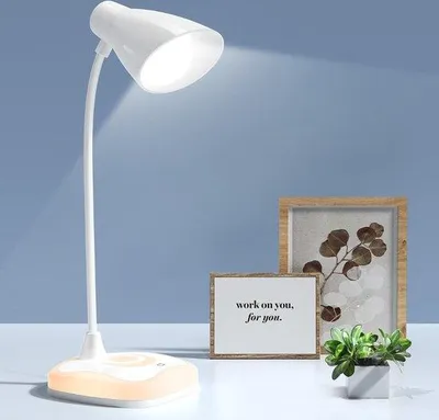 Productafbeelding van Oplaadbare Tafellamp - Draadloze Tafellamp - LED Tafellamp - Oplaadbare Tafellamp Binnen