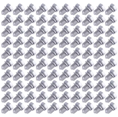 Image de 100 vis de vidange d'huile moteur pour véhicules Volkswagen, Audi, remplace les références N90813201 et N90813202