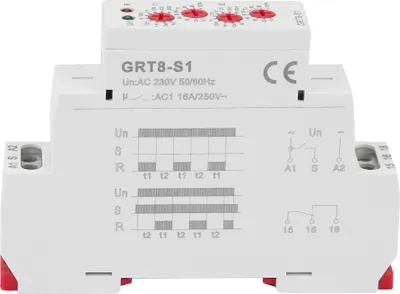 Obrázok produktu pre GRT8-S1 Mini asymetrický časovač cyklu ON/OFF Repeat Cycle Time Relay AC 230V