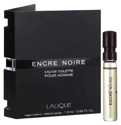 Produktbild von Lalique, Encre Noire, Eau de Toilette, fü r Herren, 1,8 ml *Flä schchen