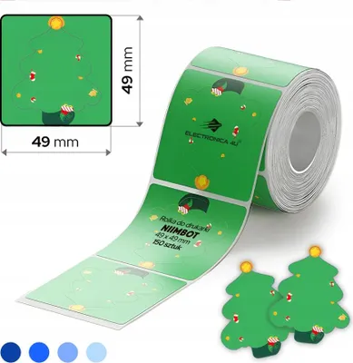 Image de Étiquettes autocollantes thermiques pour Niimbot B1 B21 B3S B31 49x49