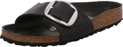 Produktbild von Birkenstock Madrid BIG BUCKLE FL - Damen Schuhe Pantoletten - black-hex, Größe:40 EU