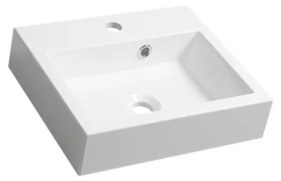 Produktbild von Sapho ORINOKO Gussmarmor-Waschtisch 42x10x36cm, weiß