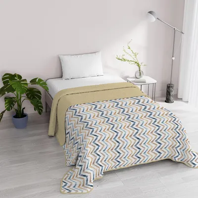 Image de Couette en microfibre pour l'été - Motif hippie - 220 x 270 cm