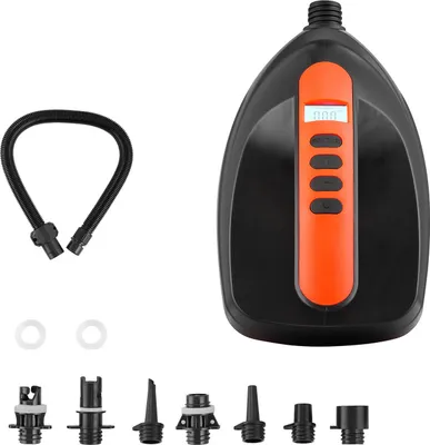 Image de SucceBuy Pompe à air pour paddleboard 20PSI SUP avec prise auto 12V DC pour gonflage