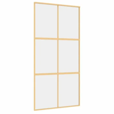 Produktbild von Schiebetür Golden 102,5x205 cm ESG-Klarglas und Aluminium